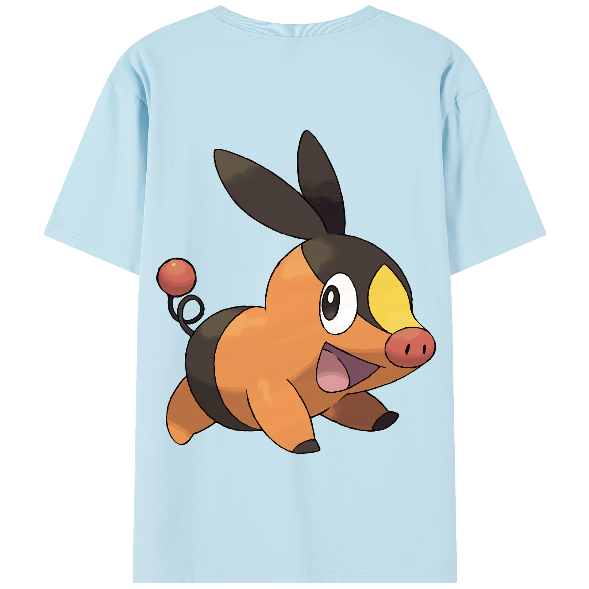 （画像用） ポケットモンスター Pokémon 綿100％半袖Tシャツ（背面プリント）